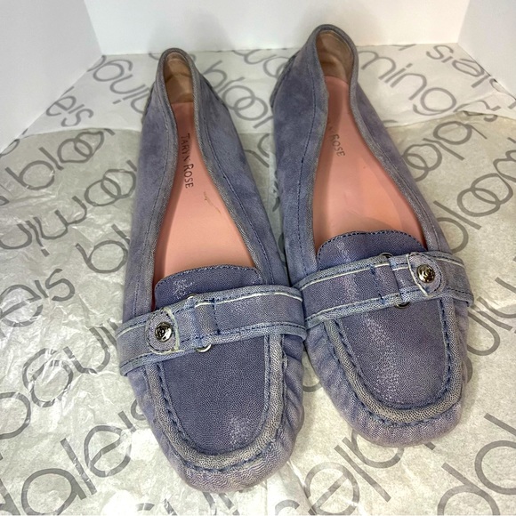 TARYN ROSE Blue Slip on Loafers 9 (fits 9.5) - Picture 2 of 7